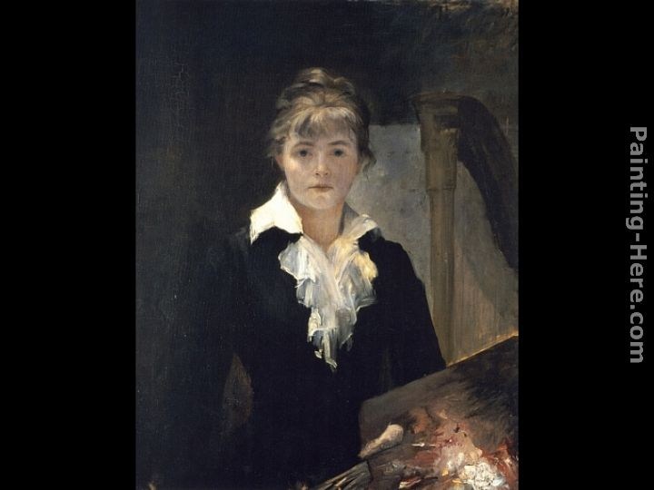 Maria Konstantinowna Bashkirtseff Self Portrait with a Palette